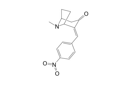 (4E)-8-methyl-4-(4-nitrobenzylidene)-8-azabicyclo[3.2.1]octan-3-one