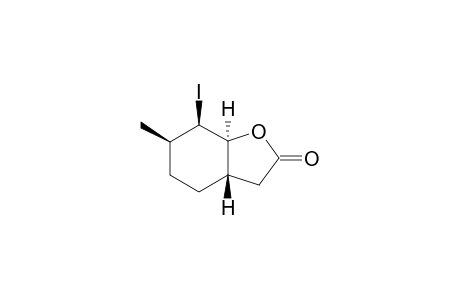 2-IODO-3-METHYL-9-OXABICYCLO-[4.3.0]-NONAN-8-ONE