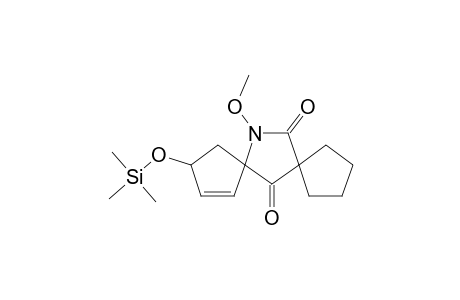 12-Azadispiro[4.1.4.2]tridec-8-ene-6,13-dione, 12-methoxy-10-[(trimethylsilyl)oxy]-
