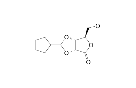 2,3-O-Cyclohexylidene-D-ribono-1,4-lactone