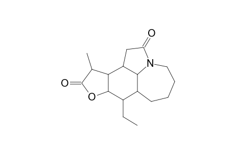 8-Ethyl-dodecahydro-11-methylazepino[3,2,1-h,i]furo[3,2-e]indole-2,10-dione