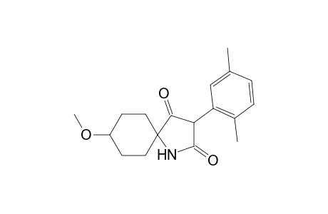 3-(2,5-Dimethylphenyl)-8-methoxy-1-azaspiro[4.5]decane-2,4-dione