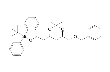 Benzyl (2R,4S)-6-tert-Butyldiphenylsilyloxy-2,4-di-O-isopropylidene hexyl ether