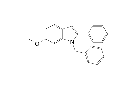 1-Benzyl-6-methoxy-2-phenyl-1H-indole