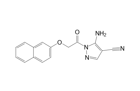 5-Amino-1-[2-(naphthalen-3-yloxy)acetyl]-1H-pyrazole-4-carbonitrile