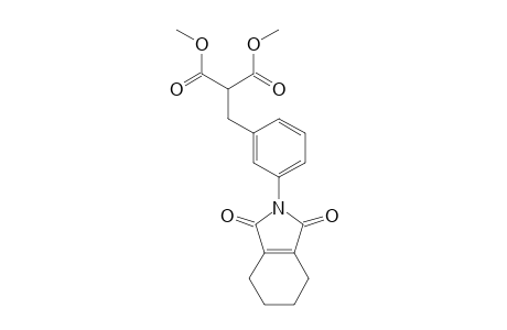 Propanedioic acid, [[3-(1,3,4,5,6,7-hexahydro-1,3-dioxo-2H-isoindol-2-yl)phenyl]methyl]-, dimethyl ester