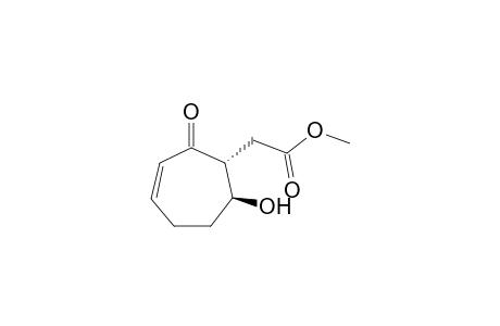 2.alpha.-Methoxycarbonylmethyl-3.beta.-hydroxycyclohept-6-en-1-one