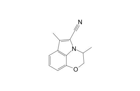 Pyrrolo[1,2,3-de]-1,4-benzoxazine-5-carbonitrile, 2,3-dihydro-3,6-dimethyl-, (.+-.)-