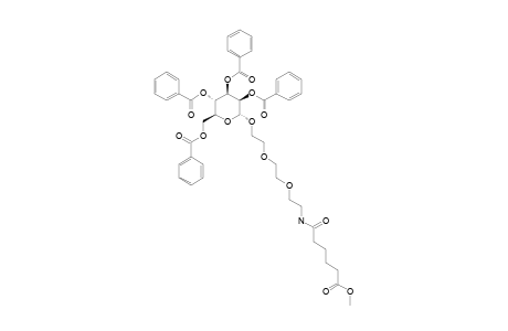 2-[2-(2-METHOXYCARBONYLPENTANOYLAMINO)-ETHOXY]-ETHYL-2,3,4,6-TETRA-O-BENZOYL-ALPHA-D-MANNOPYRANOSIDE