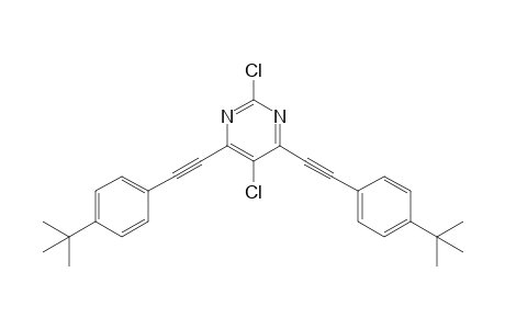 4,6-Bis[(4-tert-butylphenyl)ethynyl]-2,5-dichloropyrimidine