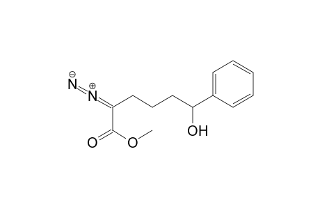 Methyl 2-diazo-6-hydroxy-6-phenylhexanoate