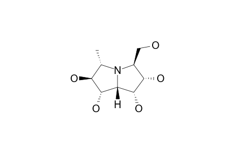 HYACINTHACINE-C1;(1S,2R,3R,5R,6R,7R,7AR)-3-HYDROXY-METHYL-5-METHYL-1,2,6,7-TETRA-HYDROXY-PYRROLIZIDINE