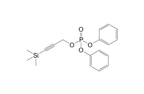 phosphoric acid diphenyl 3-trimethylsilylprop-2-ynyl ester