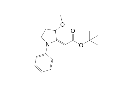 (2E)-2-(3-methoxy-1-phenyl-2-pyrrolidinylidene)acetic acid tert-butyl ester