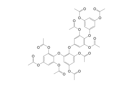 TETRAPHLORETHOL-E-NONA-ACETATE;2,4,3',5-TETRAACETOXY-6-(2,4,6-TRIACETOXY-PHENOXY)-4'-(3,5-DIACETOXYPHENOXY)-DIPHENYLETHER