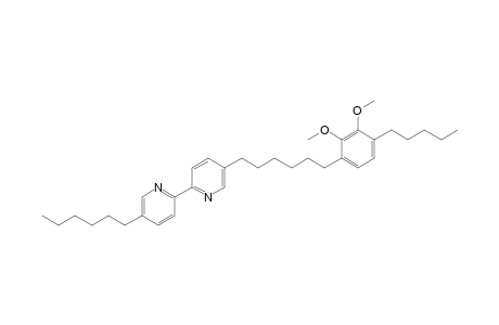 5-[6-(2,3-Dimethoxy-4-pentylphenyl)hexyl]-5'-hexyl-2,2'-bipyridine