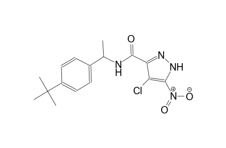 N-[1-(4-tert-butylphenyl)ethyl]-4-chloro-5-nitro-1H-pyrazole-3-carboxamide