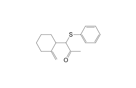 2-Propanone, 1-(2-methylenecyclohexyl)-1-(phenylthio)-