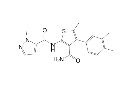 N-[3-(aminocarbonyl)-4-(3,4-dimethylphenyl)-5-methyl-2-thienyl]-1-methyl-1H-pyrazole-5-carboxamide