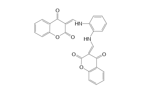 bis[N-(Methylene-4'-oxocoumarinyl)]-1,2-phenylenediamine