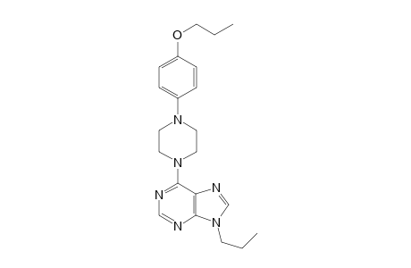 6-(4-(4-propoxyphenyl)piperazin-1-yl)-9-propyl-9H-purine