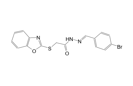 acetic acid, (2-benzoxazolylthio)-, 2-[(E)-(4-bromophenyl)methylidene]hydrazide