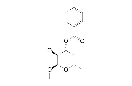 METHYL-3-O-BENZOYL-4,6-DIDEOXY-ALPHA-L-ARABINO-HEXOPYRANOSIDE