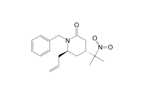 trans 6-Allyl-1-benzyl-4-(1-methyl-1-nitroethyl)piperidin-2-one