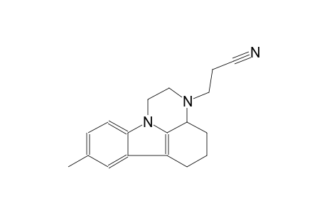 3-(8-Methyl-1,2,3a,4,5,6-hexahydro-3H-pyrazino[3,2,1-jk]carbazol-3-yl)propanenitrile
