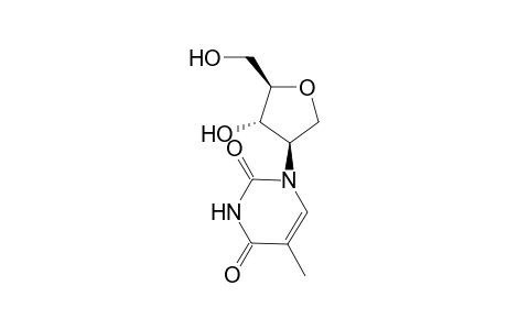 1-((3R,4S,5R)-4-hydroxy-5-(hydroxymethyl)tetrahydrofuran-3-yl)-5-methylpyrimidine-2,4(1H,3H)-dione