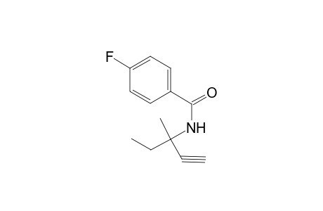 Benzamide, N-(1-ethyl-1-methylprop-2-ynyl)-4-fluoro-