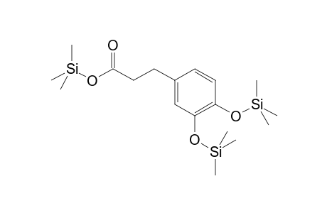 Hydrocinnamic acid, 3,4-bis(trimethylsiloxy)-, trimethylsilyl ester