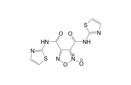 Furoxane-3,4-dicarboxamide, N,N'-bis(2-thiazolyl)-