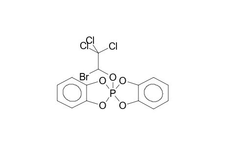 5-(1-BROMO-2,2,2-TRICHLOROETHOXY)-2,3:7,8-DIBENZO-1,4,6,9-TETRAOXA-5-PHOSPHASPIRO[4.4]NONANE
