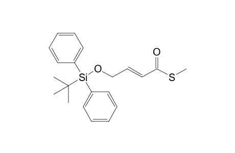 4-[(t-Butyl)diphenylsilyloxy]-but-2-enethioic Acid-S-Methyl Ester