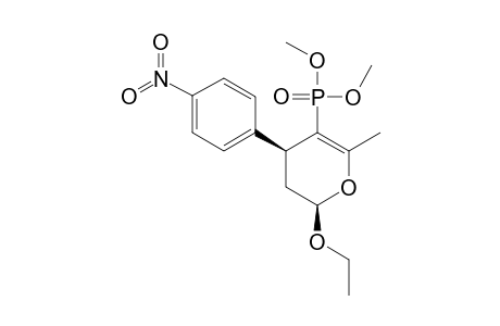 5-(DIMETHOXYPHOSPHORYL)-2-ETHOXY-3,4-DIHYDRO-6-METHYL-4-(4-NITROPHENYL)-2H-PYRAN;CIS-ISOMER