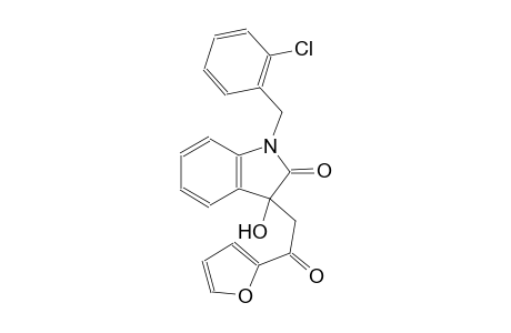 1-(2-chlorobenzyl)-3-[2-(2-furyl)-2-oxoethyl]-3-hydroxy-1,3-dihydro-2H-indol-2-one