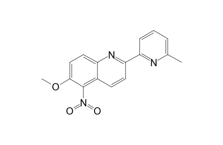 6-Methoxy2-(6'-methyl-2'-pyridyl)-5-nitroquinoline
