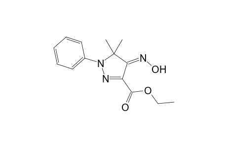 3-Ethoxycarbonyl-4-hydroxyimino-5,5-dimethyl-1-phenyl-2-pyrazoline