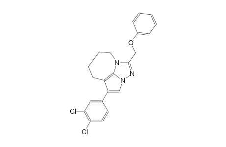 4-(3,4-dichlorophenyl)-1-(phenoxymethyl)-5,6,7,8-tetrahydro-2,2a,8a-triazacyclopenta[cd]azulene