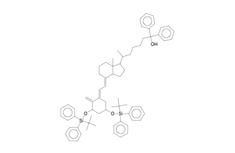 6-(4-{2-[3,5-bis-(tert-butyl-diphenyl-silanyloxy)-2-methylene-cyclohexylidene]-ethylidene}-7a-methyl-octahydro-inden-1-yl)-1,1-diphenyl-heptan-1-ol