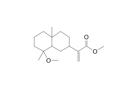 2-(8-Hydroxy-4A,8-dimethyldecahydronaphthalen-2-yl)acrylic acid, 2me derivation