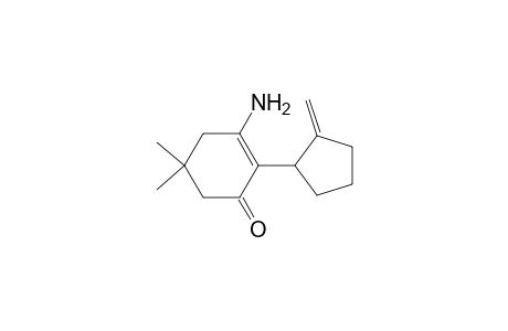 3-Amino-5,5-dimethyl-2-(2-methylenecyclopentyl)-1-cyclohex-2-enone