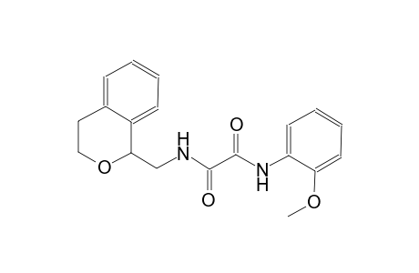 ethanediamide, N~1~-[(3,4-dihydro-1H-2-benzopyran-1-yl)methyl]-N~2~-(2-methoxyphenyl)-