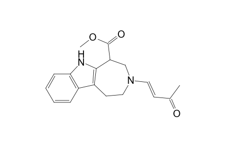 Azepino[4,5-b]indole-5-carboxylic acid, 1,2,3,4,5,6-hexahydro-3-(3-oxo-1-butenyl)-, methyl ester