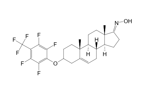 (E)-3-[2,3,5,6-tetrafluoro-4-(trifluoromethyl)phenoxy]androst-5-en-17-one-oxime
