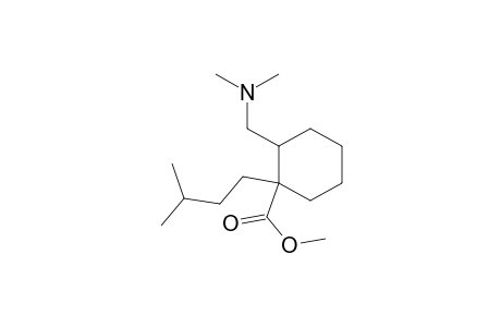 Methyl 2-[(dimethylamino)methyl]-1-isopentylcyclohexane-1-carboxylate