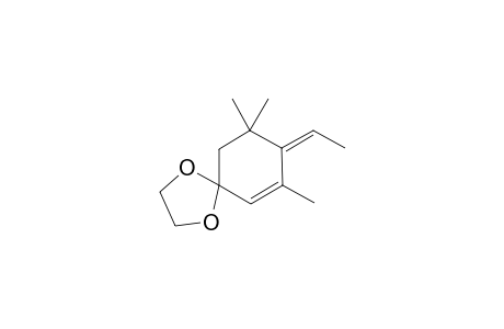 (8Z)-8-ethylidene-7,9,9-trimethyl-1,4-dioxaspiro[4.5]dec-6-ene