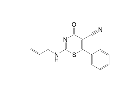 2-(Allylamino)-5-cyano-6-phenyl-4H-1,3-thiazin-4-one