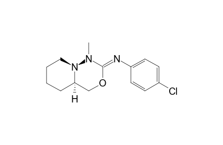 2-(4-CHLOROPHENYLIMINO)-3N-METHYLPERHYDROPYRIDO-[1,2-D]-[1,3,4]-OXADIAZINE